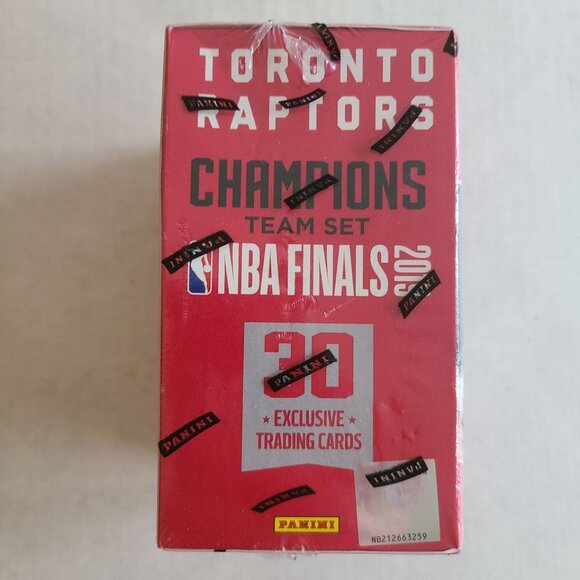 Panini 2019 NBA Champions Toronto Raptors Limited Edition Team Set Card Box NEW - Picture 4 of 6
